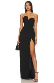 X Revolve Strapless Puzzle Gown at Revolve